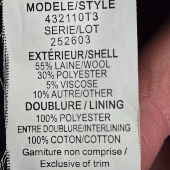 Marcona Wool Blend Colour Block Coat - Picture 10 of 14